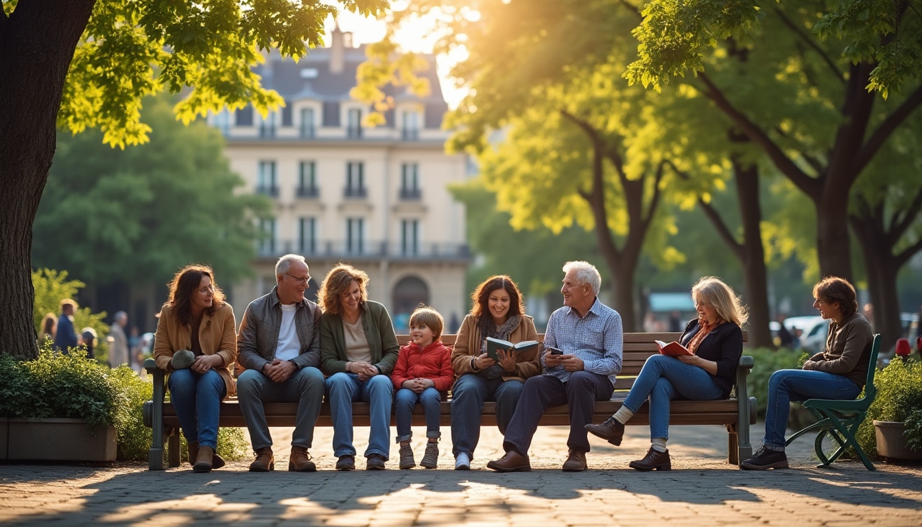 Illustration: Cadre de vie et ambiance familiale dans le quartier de la Muette