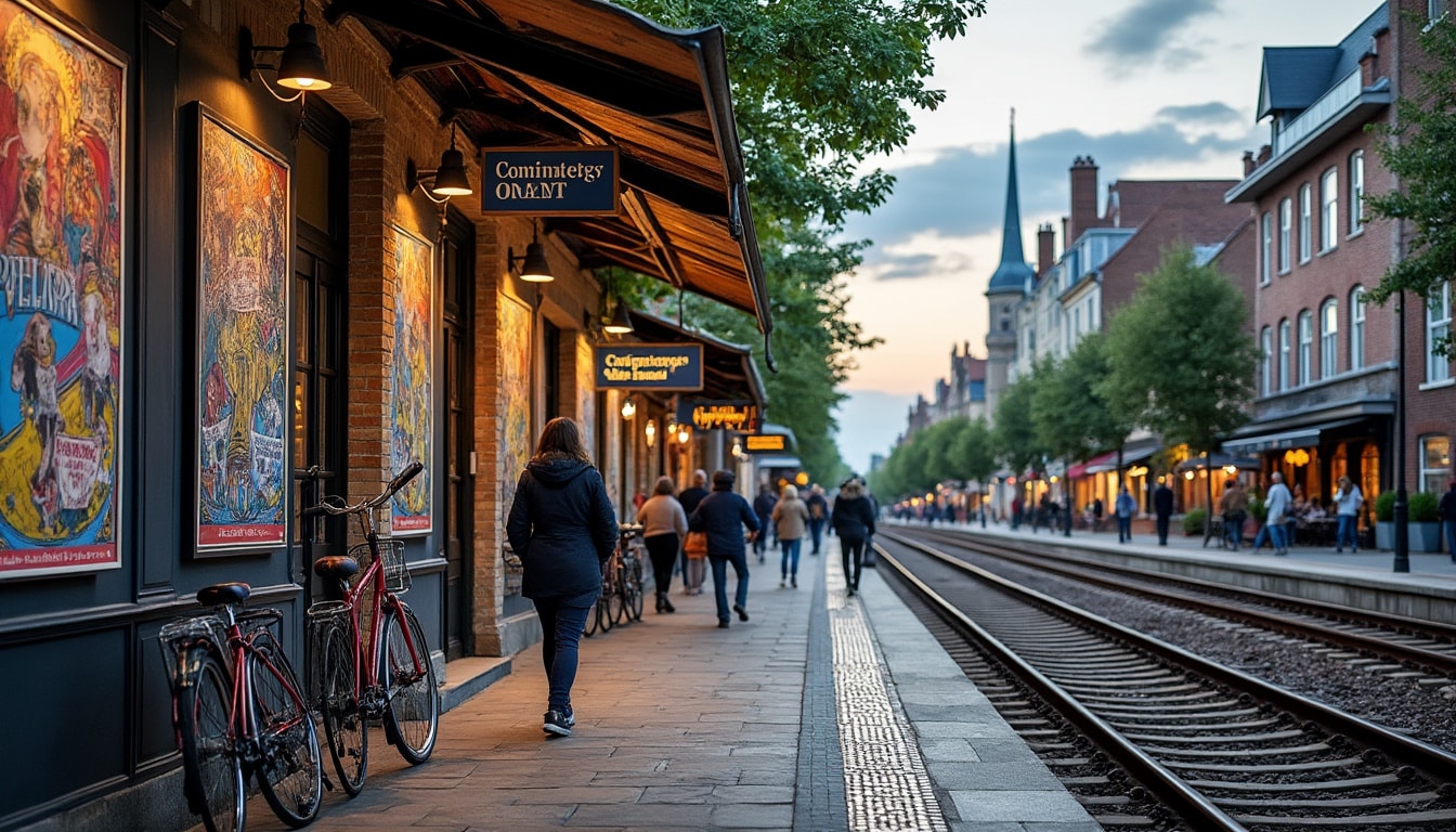 Illustration: Comment le quartier de la gare a évolué au fil du temps