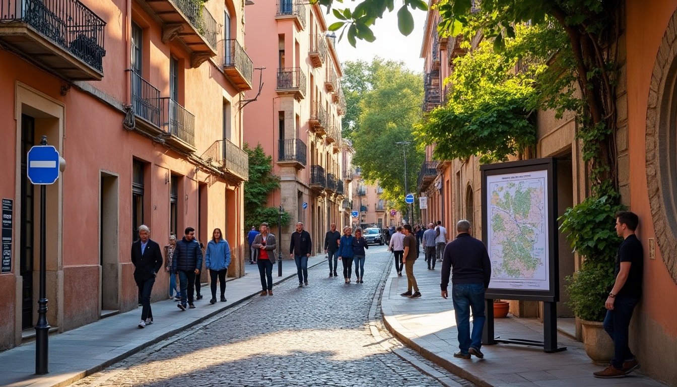 Illustration: Cartographie et topographie des quartiers de Toulouse