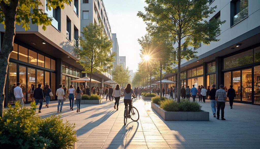Le dynamisme urbain attractif d’un pôle quartier en immobilier