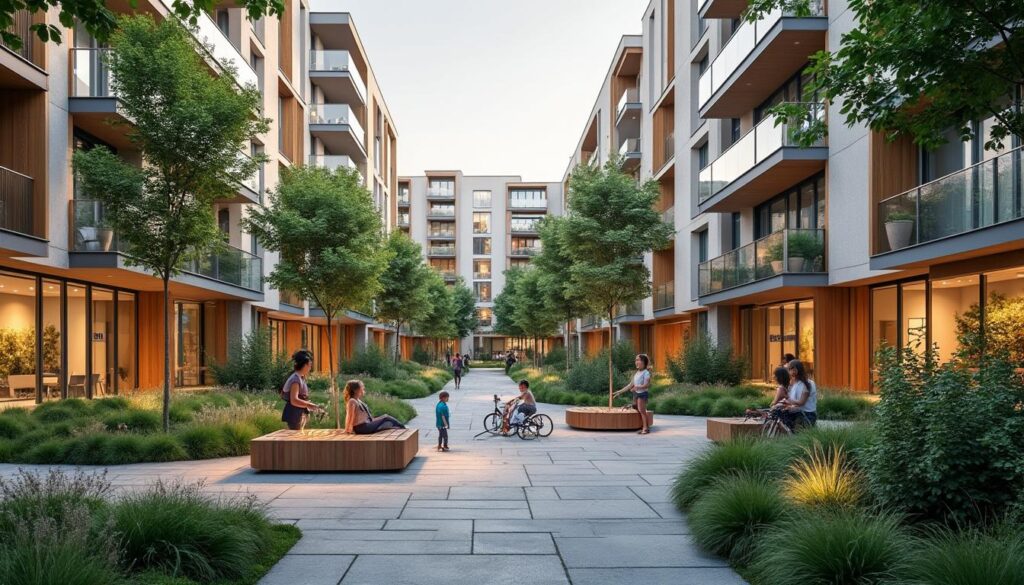 Comment évoluent les logements modernes au sein d’un pôle quartier