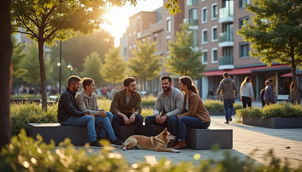 La transformation du cadre de vie apportée par un pôle quartier